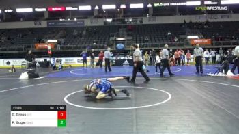 85 lbs Final - Gage Gross, Ste. Genevieve vs Parker Guge, Pomona