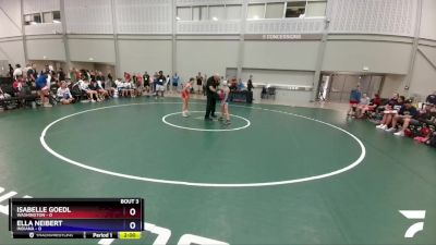 85 lbs Round 1 (6 Team) - Isabelle Goedl, Washington vs Ella Neibert, Indiana