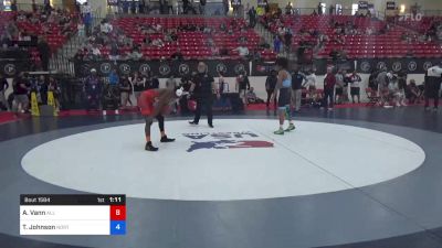 55 kg Cons 32 #1 - Amari Vann, All I See Is Gold Academy vs Tye Johnson, North Carolina