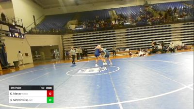 184 lbs 5th Place - Kalen Meyer, South Dakota State vs Shane McConville, Jackrabbit Wrestling Club