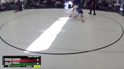 108 lbs Round 1 - Mollie Corkle, Nebraska vs Gracie Huggins, Northwest Wrestling