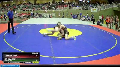 154 lbs Round 2 (4 Team) - Kelin Abbas, Culver vs Tegan Evans, Enterprise/Wallowa