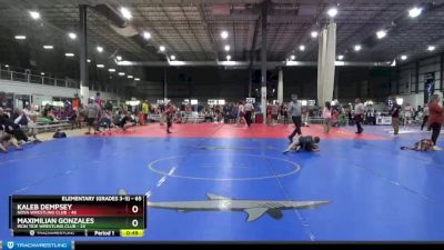 65 lbs Semifinal - Kaleb Dempsey, NOVA Wrestling Club vs Maximilian Gonzales, Iron Tide Wrestling Club