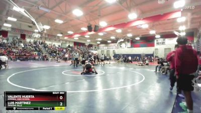 144 lbs Champ. Round 3 - Valente Huerta, Imperial High School vs Luis Martinez, Shadow Hills