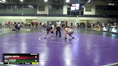 235 lbs Semifinal - Elly Grimes, Iowa City, Liberty vs Harper Griffin, Marion