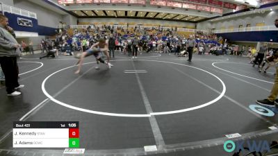 119 lbs Final - Jaxon Kennedy, Standfast vs Jack Adams, Deer Creek Wrestling Club