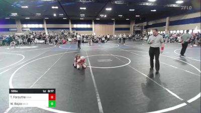 58 lbs Consi Of 16 #2 - Tomas Forsythe, Savage House WC vs Wayne Bajza, Bald Eagle WC