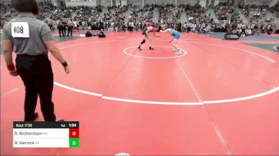 160 lbs Quarterfinal - Sam Richardson, MO vs Ryan Garvick, PA