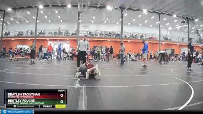 90 lbs Round 3 - Bentley Fouche, Northeast Georgia Mat Monstars vs Braylen Troutman, Pelion Youth Wrestling