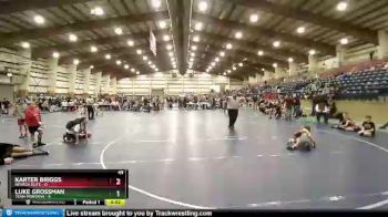 49 lbs Placement (16 Team) - Karter Briggs, Nevada Elite vs Luke Grossman, Team Montana