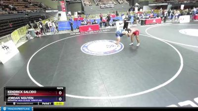 285 lbs Quarterfinal - Kendrick Salcido, California vs Jordan Nguyen, Redwood High School Wrestling