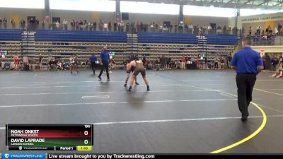 190 lbs Semifinal - David LaPrade, Landon School vs Noah Onkst, McDonogh School