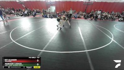 127 lbs Cons. Semi - Kit Alsaker, Wisconsin vs Morhgin Ludack, First There Training Facility