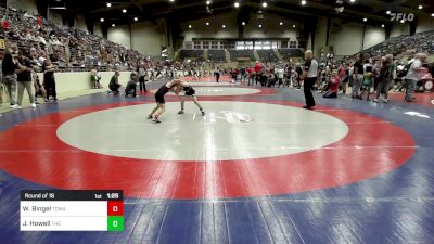 64 lbs Round Of 16 - Will Bingel, Tomahawk Wrestling Club vs Jacob Howell, The Storm Wrestling Center