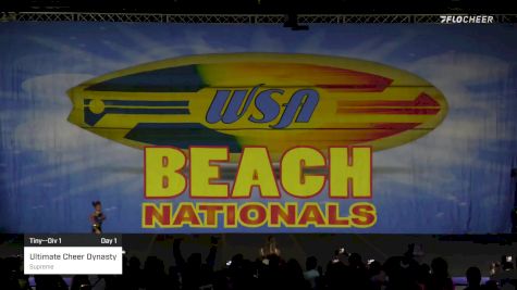 Ultimate Cheer Dynasty - Supreme [2022 Tiny--Div 1 Day 1] 2022 WSA Beach Nationals