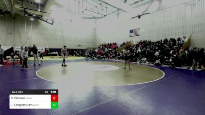 138 lbs Round Of 16 - Brandon Dimase, Becton Reg/Wood Ridge vs Joe Langschultz, New Milford