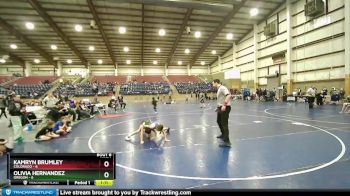 75 lbs Round 3 (6 Team) - Olivia Hernandez, Oregon vs Kamryn Brumley, Colorado