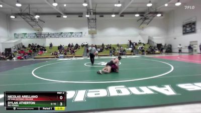 125 lbs Semifinal - Dylan Atherton, Rio Hondo vs Nicolas Arellano, Mt San Antonio College