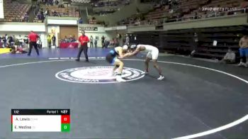 132 lbs 1st Place Match - Ahmaad Lewis, Elk Grove Wrestling Academy vs Emilio Medina, Beat The Streets - Los Angeles