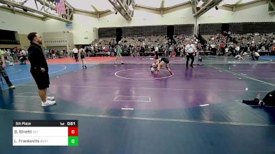 99-J lbs 5th Place - Bradon Binetti, Olympic vs Luke Frankovits, Buxton (NJ)