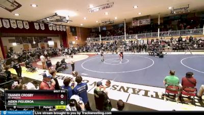 106 lbs Cons. Round 4 - Tanner Crosby, Mt. Spokane vs Aiden Figueroa, Kellogg