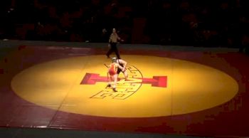 165 lbs match Mike Evans Iowa vs. Andrew Sorenson Iowa State