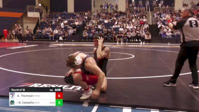 165 lbs Round Of 16 - Adam Thomson, Pennsylvania vs Brevin Cassella, Binghamton