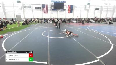 65 lbs Quarterfinal - Julian Lawrence, Red Wave Wrestling vs Kommon Cunanan, Inland Elite Wrestling Club