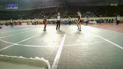 120 lbs Quarterfinal - Chevelle Maxwell, Wagoner vs KiMorah Cathey, Union Girls JH