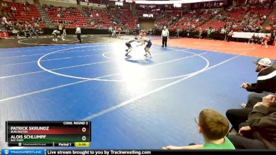 D1-113 lbs Cons. Round 2 - Patrick Skrundz, Burlington vs Alois Schlumpf, Bay Port