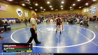 138 lbs Cons. Round 2 - Karim Valencia, Westminster vs Blake Purvis, Royal