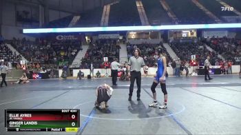 105 lbs 5th Place Match - Ginger Landis, Bulldog vs Ellie Ayres, Jr. Vikings