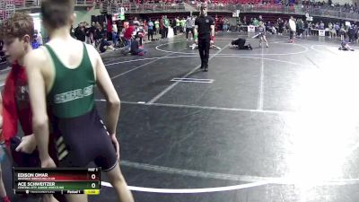 90 lbs Quarterfinal - Ace Schweitzer, Central City Junior Wrestling vs Edison Omar, Beatrice Wrestling Club