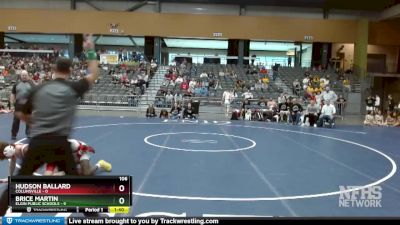 106 lbs Semifinals (8 Team) - Brice Martin, Elgin Public Schools vs Hudson Ballard, Collinsville