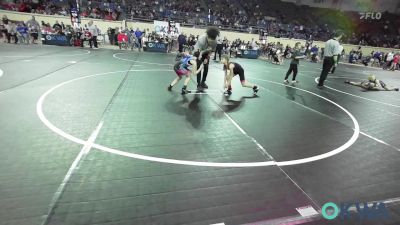 64 lbs Round Of 16 - Emerson Rollings, Tulsa Blue T Panthers vs Eddison Jacobson, Bridge Creek Youth Wrestling