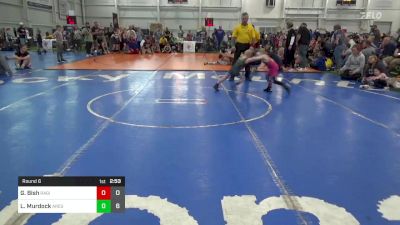 45 lbs Round 6 - Grayson Bish, Ragin Raisins vs Lawson Murdock, Ares Wrestling Club