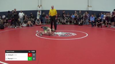 80 lbs Semifinal - Zayne Esteph, Pursuit vs Lucas Maneri, Kraken