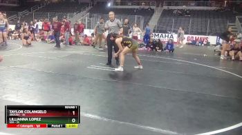 W 132 lbs Round 1 (3 Team) - Taylor Colangelo, Arizona vs Lillianna Lopez, USA
