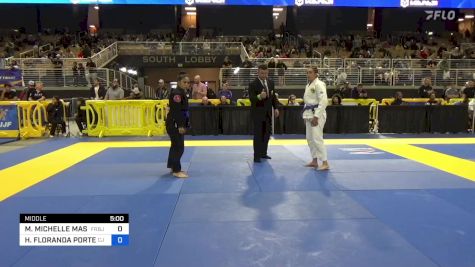 MARLA MICHELLE MASON vs HAZEL FLORANDA PORTER 2024 Pan Jiu Jitsu IBJJF Championship