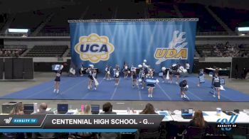 Centennial High School - Game Day Varsity [2022 Game Day Super Varsity Day 1] 2022 UCA Space Center Regional