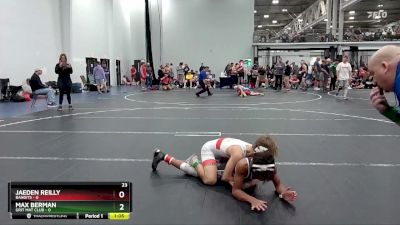 98 lbs Placement (4 Team) - Max Berman, Grit Mat Club vs Jaeden Reilly, Bandits