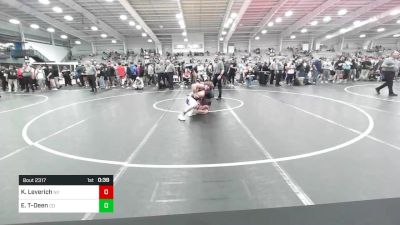 138 lbs Consi Of 4 - Kenny Leverich, NY vs Emilio Trujillo-Deen, CO