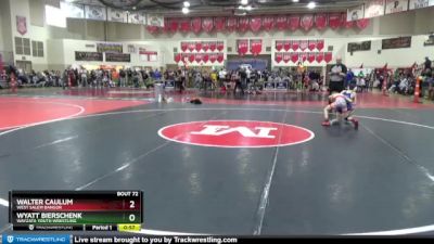 75 lbs Cons. Round 4 - Wyatt Bierschenk, Wayzata Youth Wrestling vs Walter Caulum, West Salem Bangor