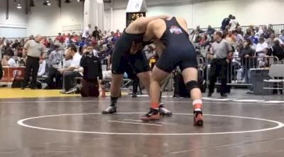 285 lbs semi-finals Levi Cooper ASU vs. Peter Capone OSU