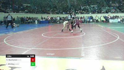 113 lbs Consi Of 32 #1 - Carter Buchanan, Holland Hall vs Isaac Whitley, Southmoore SaberCats Wrestling