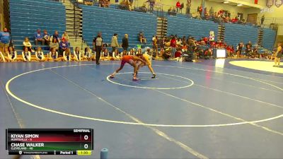 113 lbs Semis (4 Team) - Chase Walker, Cleveland vs Kiyan Simon, Huntsville