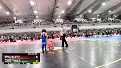 60C Cons. Round 3 - Travis Williams, Waynesville Tigers Wrestling Club vs Sarallah Stiko, Nixa Youth Wrestling