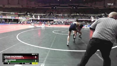 165 lbs Quarters & Wb (16 Team) - Ethan MacDonnell, Delaware Military Academy vs Joe Samaan, Ridge