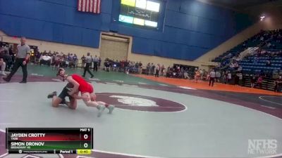 3 - 106 lbs Cons. Round 3 - Simon Dronov, Broadway HS vs Jayden Crotty, Tabb