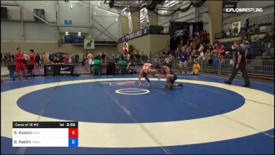 77 kg Consi Of 16 #2 - Benjamin Kasten, Rabid Dawg Wrestling Club, WI vs Braeden Redlin, TMWC/ Ohio RTC